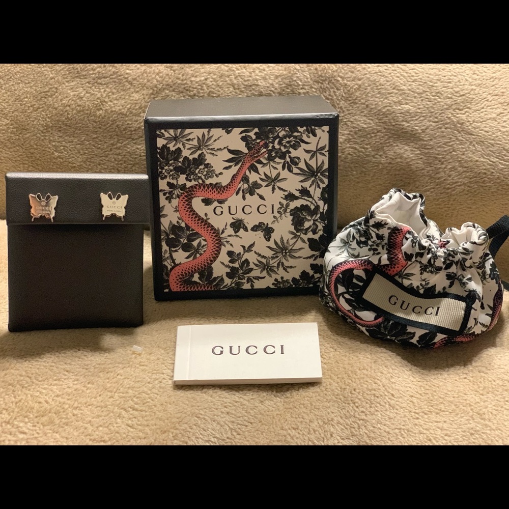 GUCCI Butterfly Earrings